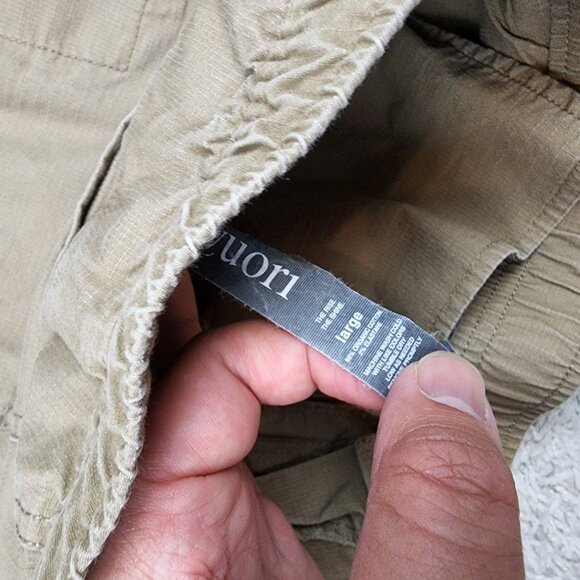 Vuori V385 Optimis Hiking Drawstring Pants Brown Size Large L Huckberry REI! - Picture 6 of 6